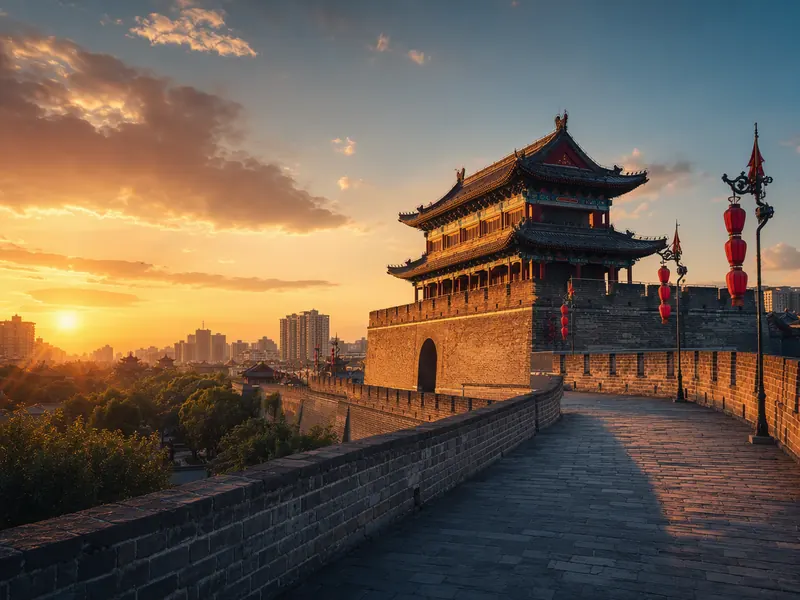 Xi'an ancient city wall and culture