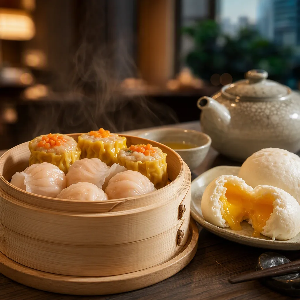 Cantonese dim sum, Shenzhen restaurant, morning service — Churovi